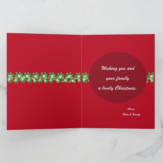 kerstboomkaart kaart (Binnen)