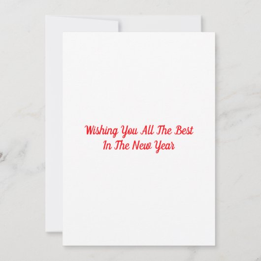 kerstboomkaart kaart (Achterkant)