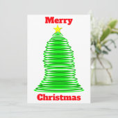 kerstboomkaart kaart (Staand voorkant)