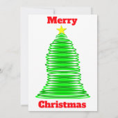 kerstboomkaart kaart (Achterkant)