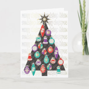 kerstboomkaart kaart