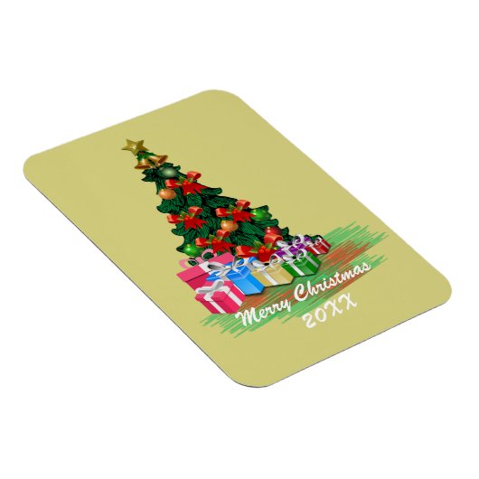 kerstboomkaart magneet (Rechterzijde)