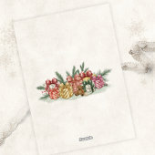 Kerstboomkaart met knuffelbeer kaart