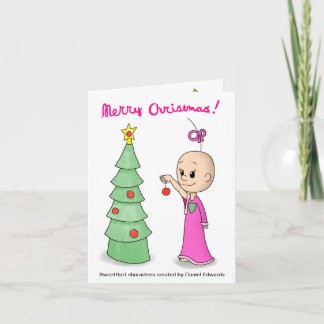 Kerstboomkaart van SweetHart (met QR) Kaart