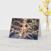 kerstboomkaartje kaart (Gele Bloem)