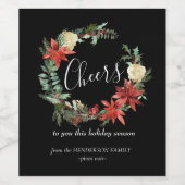 kerstboomkaas met WAPENetiket Wijn Etiket (Enkel label)