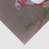 Kerstboomkabouter Schattig Rood Vakantie Tissuepapier (Detail)