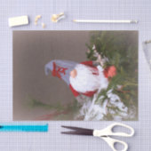 Kerstboomkabouter Schattig Rood Vakantie Tissuepapier (Craft)