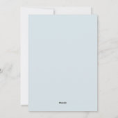 Kerstboomkalligrafie Feestdagenkaart (Achterkant)