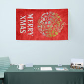 kerstboomkaneelversieringen en uw ideeën spandoek (Beurs)