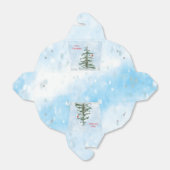 kerstboomkast bedankdoosjes (Uitgevouwen)