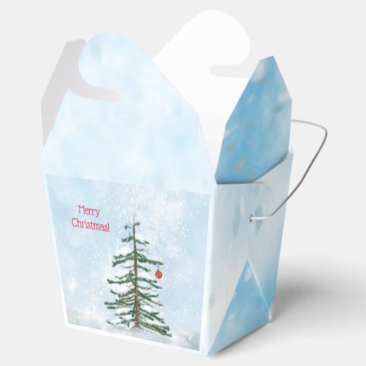 kerstboomkast bedankdoosjes (Geopend)