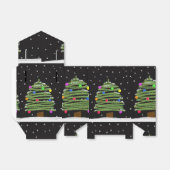 kerstboomkast bedankdoosjes (Uitgevouwen)