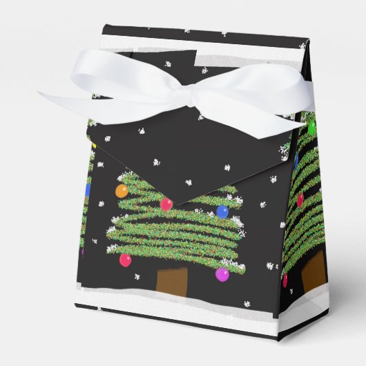 kerstboomkast bedankdoosjes (Voorkant Zijde)