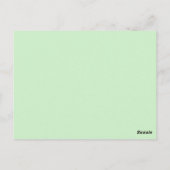 kerstboomkat briefkaart (Achterkant)