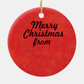 kerstboomkat keramisch ornament (Achterkant)