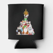 kerstboomkatten blikjeskoeler (Voorkant)