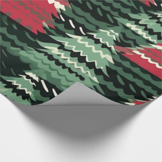 kerstboomkavel cadeaupapier (Hoek)