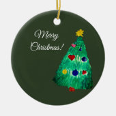 Kerstboomkeramisch sieraadje keramisch ornament (Voorkant)