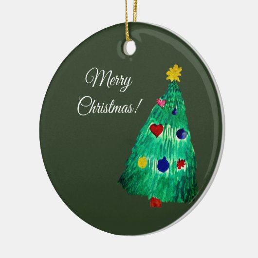 Kerstboomkeramisch sieraadje keramisch ornament (Links)