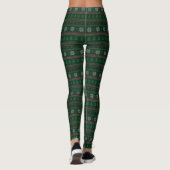 kerstboomkermis Snowflake Holiday Leggings (Achterkant)