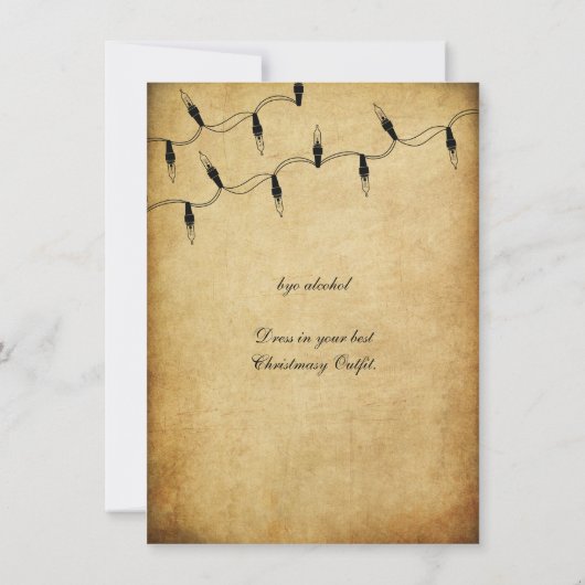  kerstboomkerstbomen feiale lampjes kaart (Achterkant)