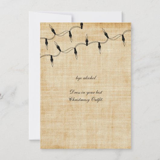  kerstboomkerstbomen feiale lampjes kaart (Achterkant)