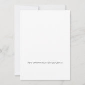 kerstboomkerstfeestkaart kaart (Achterkant)