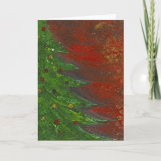 kerstboomkerstkaart feestdagen kaart