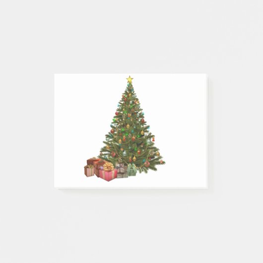 kerstboomkerstkerstmis Baubles kerstdecor Post-it® Notes (Voorkant)