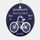 kerstboomkeuken Winkelen 5 inkt Keramisch Ornament (Links)