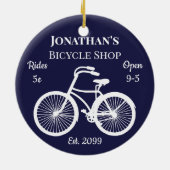 kerstboomkeuken Winkelen 5 inkt Keramisch Ornament (Achterkant)