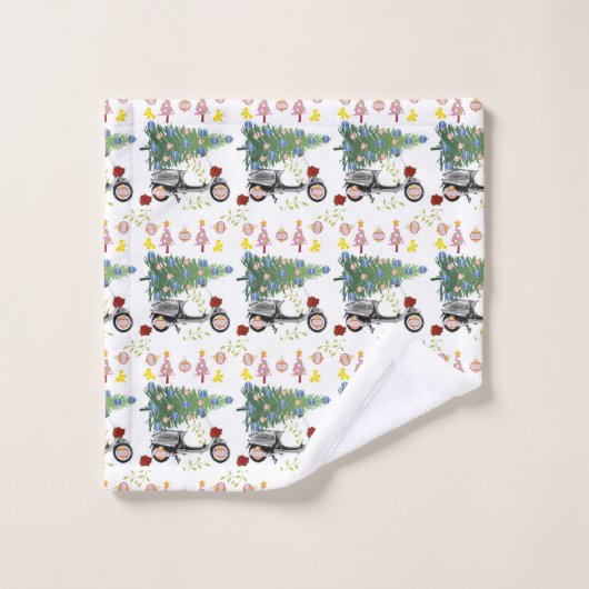 kerstboomkeukensets, bad handdoek (Wasdoekje)