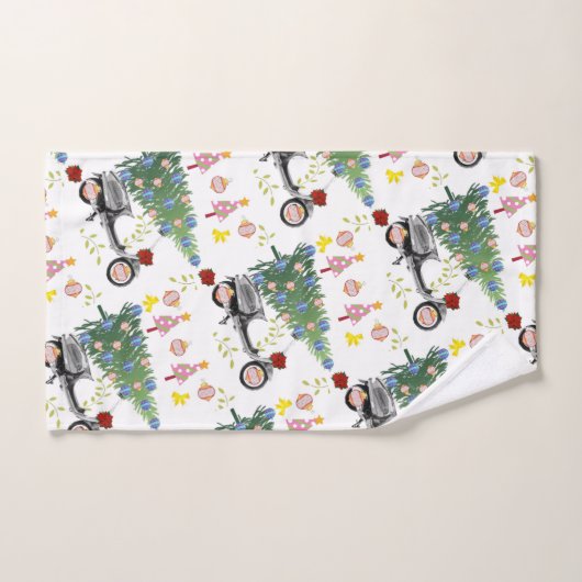 kerstboomkeukensets, bad handdoek (Handdoek)