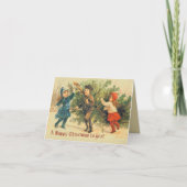  kerstboomkindervakantiekaart feestdagen kaart (Voorkant)