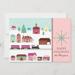 kerstboomkleden feestdagenkaart