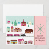 kerstboomkleden feestdagenkaart (Voorkant / Achterkant)