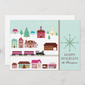 kerstboomkleden feestdagenkaart (Voorkant / Achterkant)