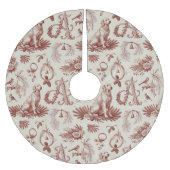 Kerstboomkleed met letter A hond Kerstvakantie Kerstboom Rok (Voorkant)