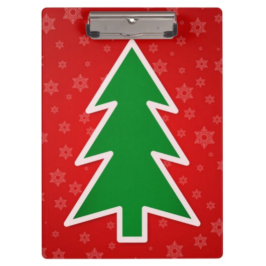 Kerstboomklembord Klembord (Voorkant)