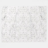 kerstboomklep fleece deken (Voorkant (Horizontaal))