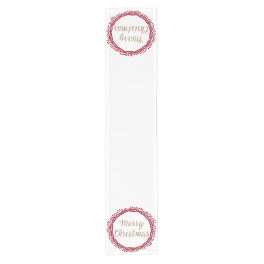 kerstboomklep korte tafelloper (Voorkant)