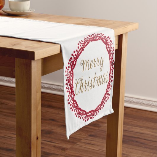 kerstboomklep korte tafelloper (Voorbeeld)