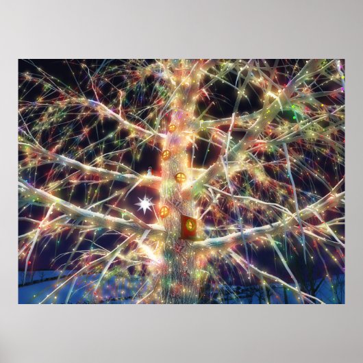 kerstboomklep poster (Voorkant)