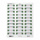  kerstboomkleuren etiket (Full Sheet)