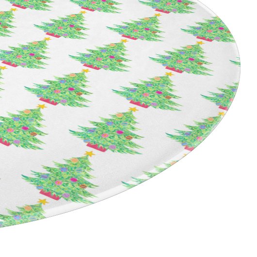 kerstboomknipsel snijplank (Hoek)