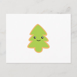 kerstboomkoekje feestdagenkaart