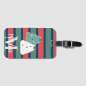 kerstboomkoekjes bagagelabel (Voorkant (horizontaal))