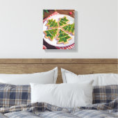 Kerstboomkoekjes Canvas Afdruk (Insitu (Slaapkamer))