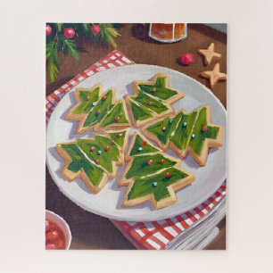Kerstboomkoekjes Schilderen Legpuzzel